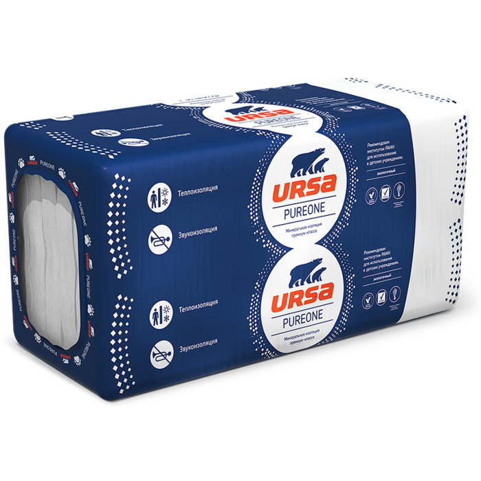 Утеплитель Урса Pureone 34 PN 100х610х1250